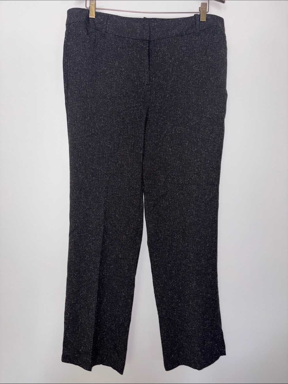 Studio Works Black Gray Tweed Trousers